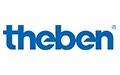 Blaues Logo der Marke Theben
