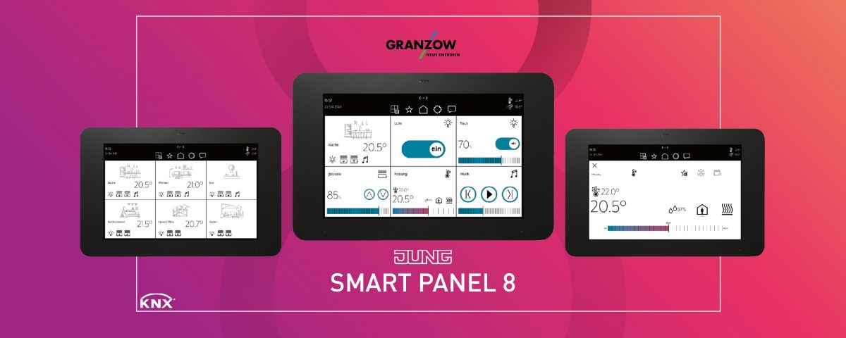 JUNG Touchdisplay Smart Panel 8 – Ganz schön smart